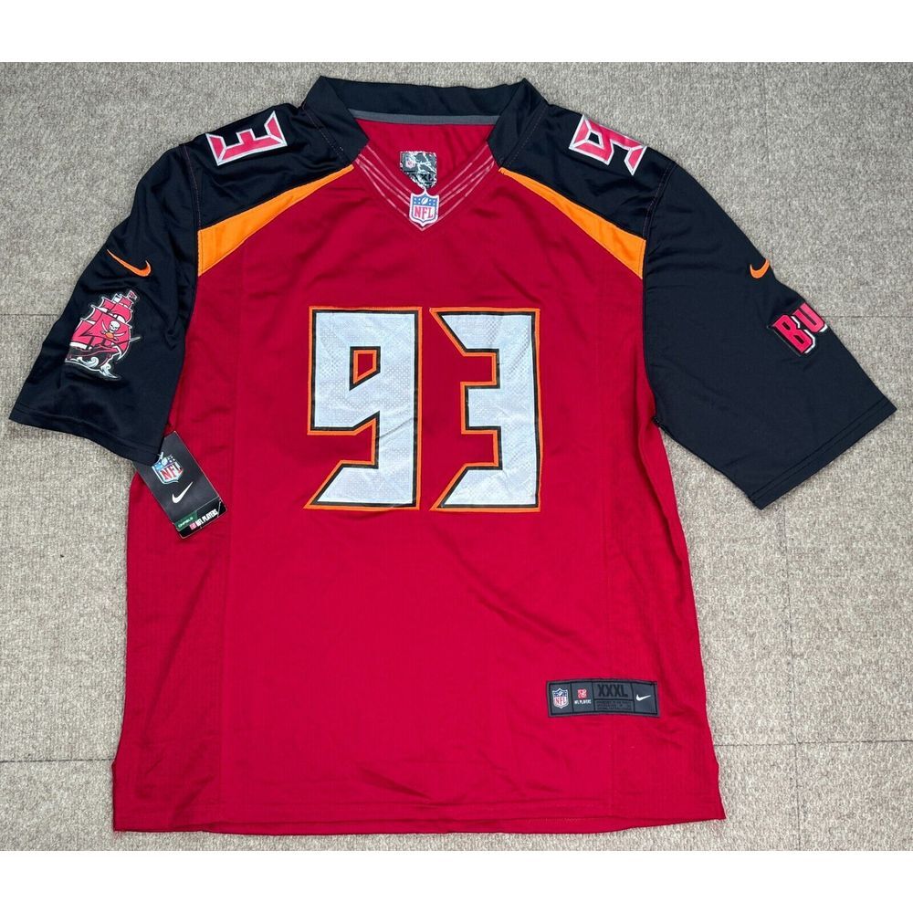 Nike NFL Players On Field Tampa Bay Buccaneers #93 Gerald McCoy Jersey Size XXXL